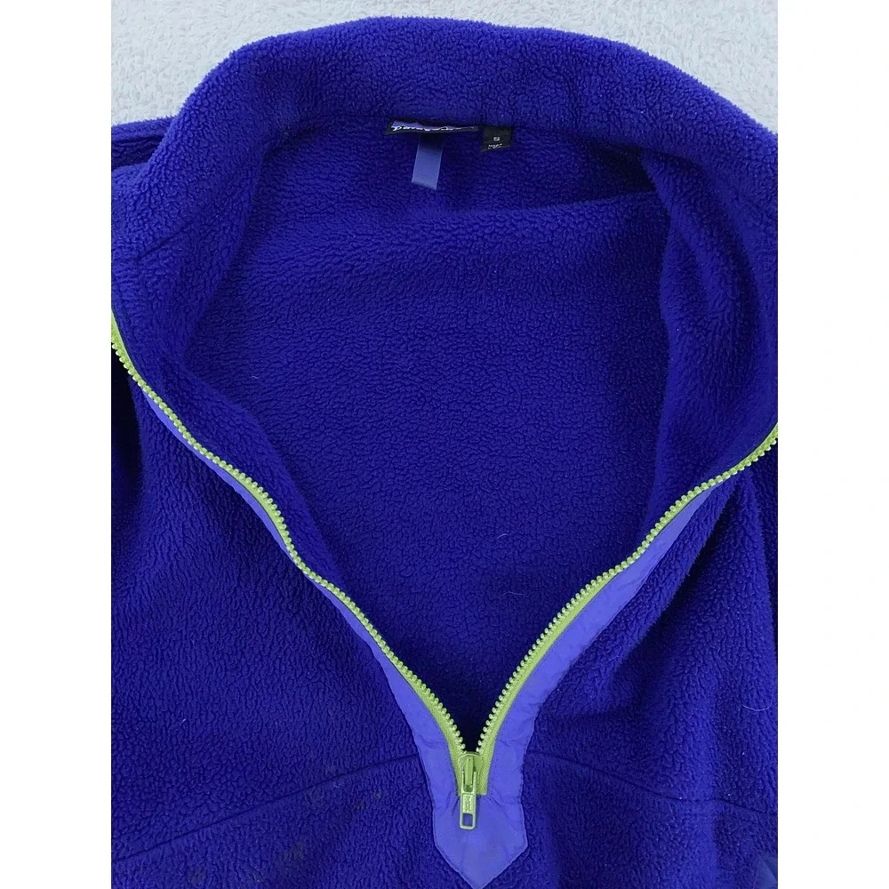 Vintage Patagonia Fleece Half Zip Pullover‎ Sweater Mens Small Made USA 90s